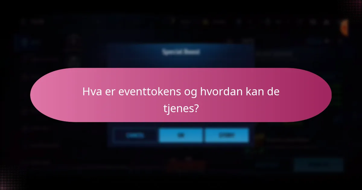 Hva er eventtokens og hvordan kan de tjenes?