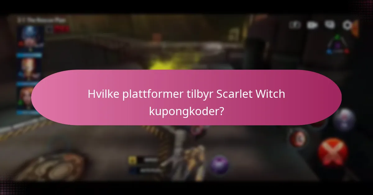 Hvilke oppgraderingsmaterialer kan oppnås ved hjelp av Scarlet Witch kupongkoder?