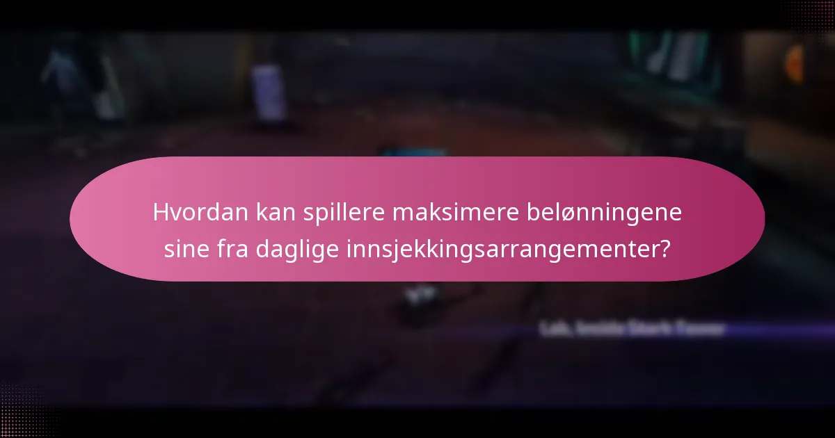 Hvordan sammenlignes daglige innsjekkingsarrangementer med lignende arrangementer i andre spill?